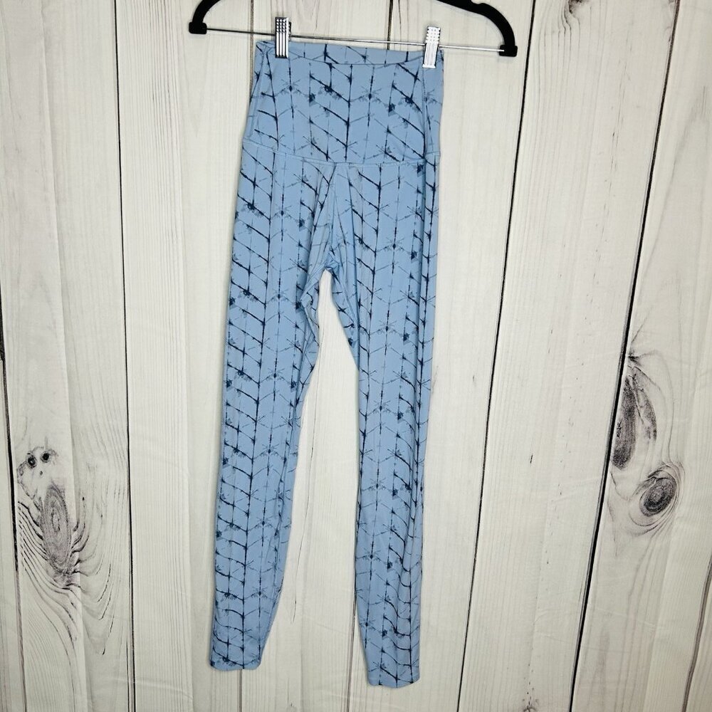 Tavi Noir Women High Waisted Tight Leggings Blue Size XS (24x27) Athleisure